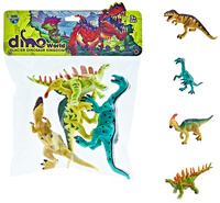 Dinozaury zabawki figurki edukacyjne 4 sztuki dla dzieci rozwijające