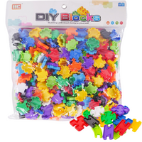 KLOCKI KONSTRUKCYJNE KREATYWNE MINI KONSTRUKTOWY DLA MAŁYCH GENIUSZY 300el 