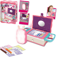 Zestaw do rysowania książka z lampką kreatywna zabawka edukacyjna dzieci