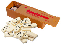 Domino Kościane Klasyczne Gra Logiczna dla Dzieci i Dorosłych Zestaw