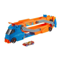 Hot Wheels Miejski transporter + auto Mattel