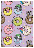 COOLPACK - ZESZYT A5 PP - 60 K. KRATKA (bm) - HAPPY DONUTS