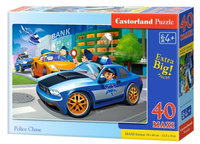 Puzzle 40 maxi - Police Chase CASTOR Castorland