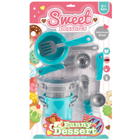 Zestaw Naczyń Kuchennych Dla Dzieci Stal Nierdzewna Garnki Patelnie Prezent