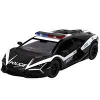 Auto Policyjne Metalowe 1:38 Otwierane Drzwi Prezent Dla Dzieci