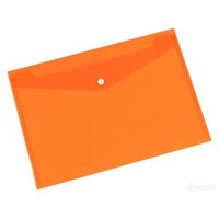 Paczka Koperta A4 na zatrzask PP pomarańczowa 12 sztuk