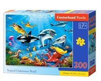 Puzzle 200 Tropical Underwater World CASTOR Castorland