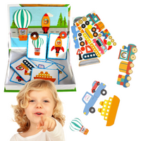 Układanka Książeczka Magnetyczna Dla Dzieci Edukacyjna Prezent
