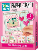 Paper craft studio Zrób oryginalne kartki serce ToysInn STN 8868