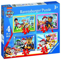 Puzzle 4w1 Drużyna Psi Patrol Ravensburger