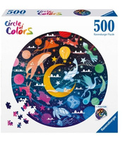 Puzzle 2D 500 Paleta kolorów. Marzenia Ravensburger