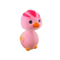 ZABAWKA ANTYSTRESOWA RELAKSACYJNA KURCZAK FLOKOWANY KIWAJĄCY GŁOWĄ 11CM