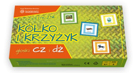 Gra Logopedyczne kółko i krzyżyk głoski cz i dż