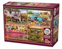 Puzzle 2000 Pieskie życie 112992