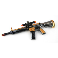 Karabin zabawka na baterie automatyczny realistyczny dźwięk i światła