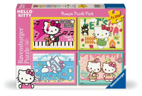 Puzzle dla dzieci 2D: Hello Kitty zestaw 4x100el Ravensburger