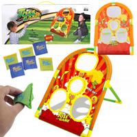 GRA ZRĘCZNOŚCIOWA RZUT DO CELU WORECZKAMI RZUTKI GRA DLA DZIECI ZESTAW