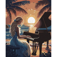 Malowanie po numerach IDEYKA 40x50cm Harmonia dźwięków