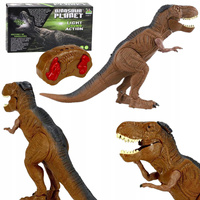 DINOZAUR ZDALNIE STEROWANY PILOT EFEKTY ŚWIETLNE I DŹWIĘKOWE RUCHOME CZĘŚCI