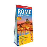 Rome and the Vaticancity street map 1:15 000 laminat 2025