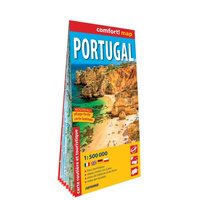 Portugal road and tourist map 1:500 000 laminat 2019