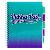 Kołozeszyt Pukka Pad A4 Fusion Project Book turkusowy