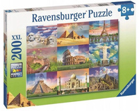Puzzle 200 Monumentalne budynki Ravensburger