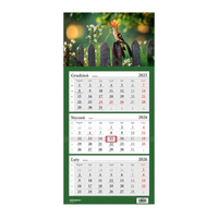 Kalendarz 2026 Trójdzielny Ptak Dudek