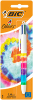 Długopis BIC 4 Colours Message Tie Dye DAST blister 1szt