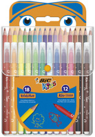 Zestaw BIC Kids Panda Etui 18+12szt