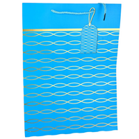 Torba ozdobna duża prezentowa papierowa z uchwytami elegancka solidna