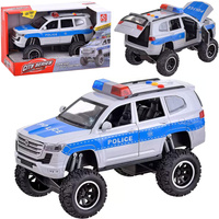 Auto Policyjne Terenowe Dla Dzieci Światło Dźwięk Samochód Prezent