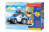 Puzzle 20 maxi - Police Patrol CASTOR Castorland
