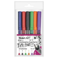 Cienkopis kapilarny 6 kolorów