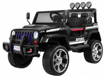 Autko terenowe Raptor Drifter Czarny + Pilot + Napęd 4x4 + Schowek + Wolny Start + MP3 LED