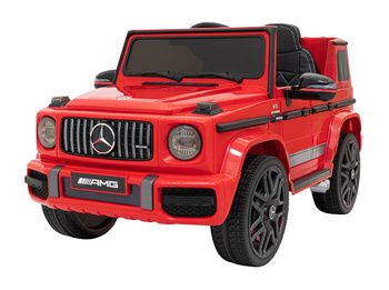 Auto Na Akumulator Mercedes AMG G63 Czerwony Pilot MP3 LED Wolny Start EVA