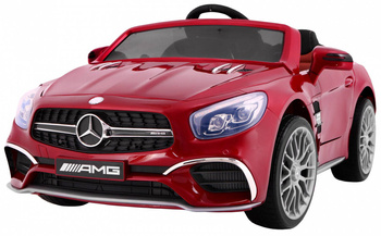 Auto Na Akumulator Mercedes AMG SL65 Czerwony Pilot Bagażnik MP3 LED