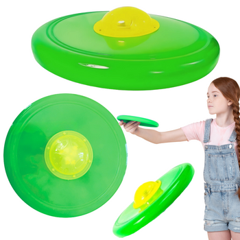 Frisbee Dysk Do Rzucania Świecący Kolorowy Design Aktywna Zabawa Diody LED