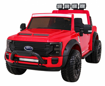 Jeep Na Akumulator Pojazd Ford Super Duty Czerwony