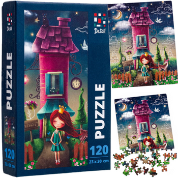 PUZZLE MAGICZNY DOMEK KSIĘŻNICZKI DLA DZIECI I DOROSŁYCH 120 ELEMENTÓW