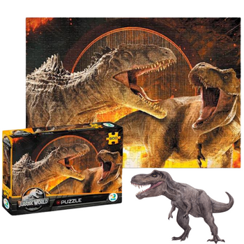 PUZZLE PARK JURAJSKI 500 ELEMENTÓW UKŁADANKA JURASSIC WORLD MEGA ZESTAW