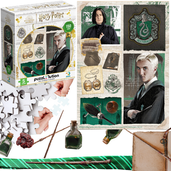 Puzzle Motyw "Harry Potter" - "Dom Slytherin" Draco Snape 150 Elementów 8+