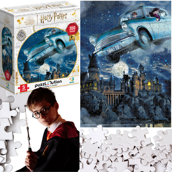 Puzzle Z Motywem "Harry Potter" - "Latający Ford Anglia" 350 Elementów 8+