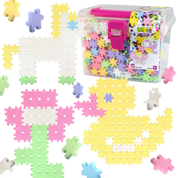 Zestaw Klocków Konstrukcyjnych 1100 Sztuk Minis Pastel Travel Box Puzzle